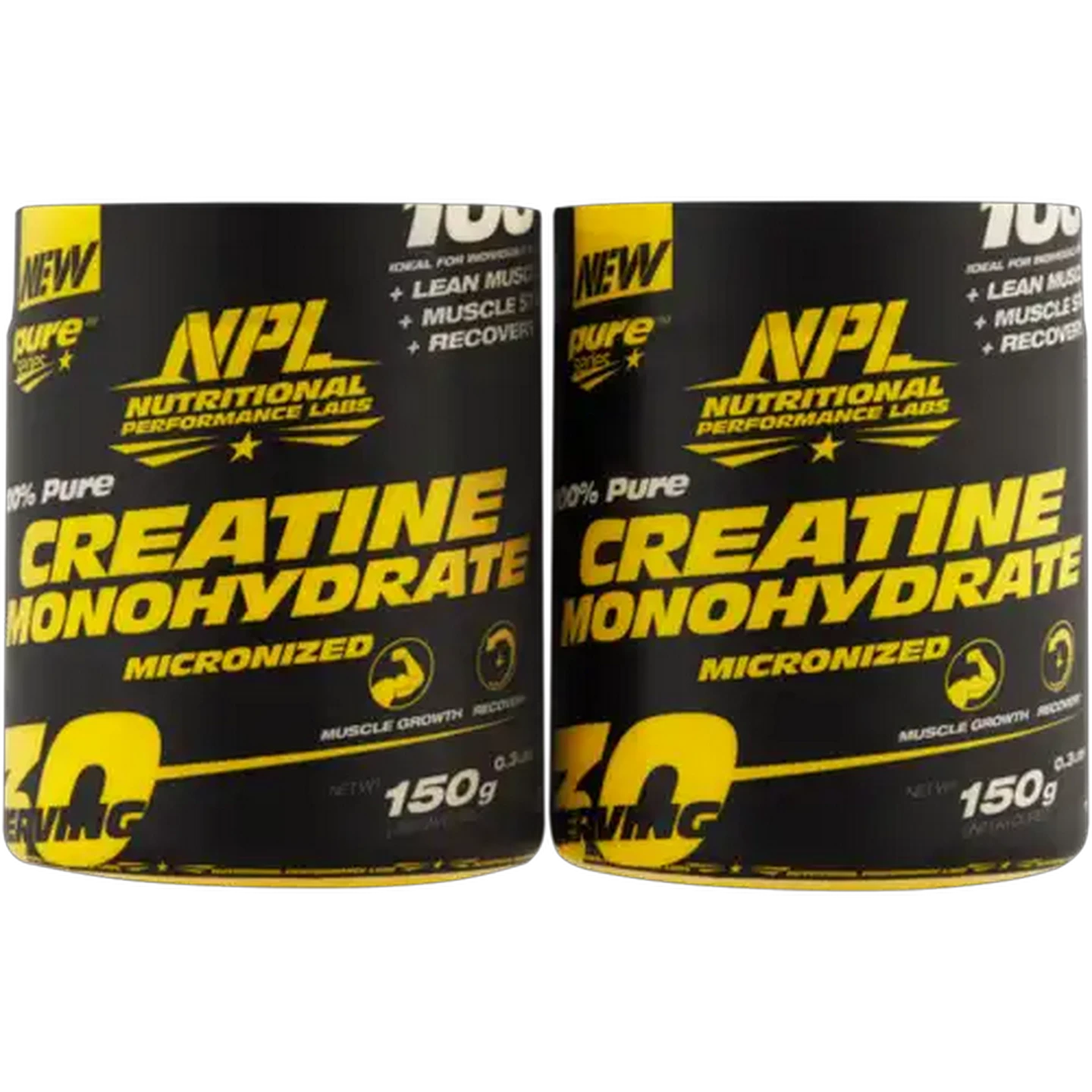Image of NPL Creatine Monohydrate 2 x 150g