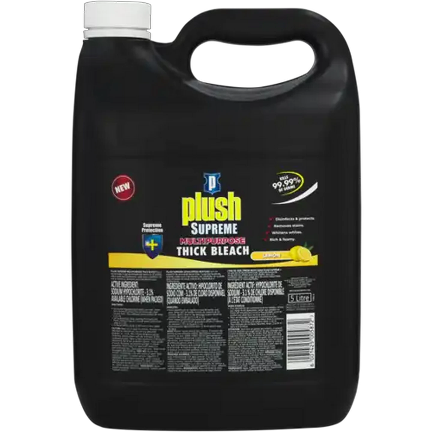 Image of Plush Supreme Lemon Multipurpose Thick Bleach 5L