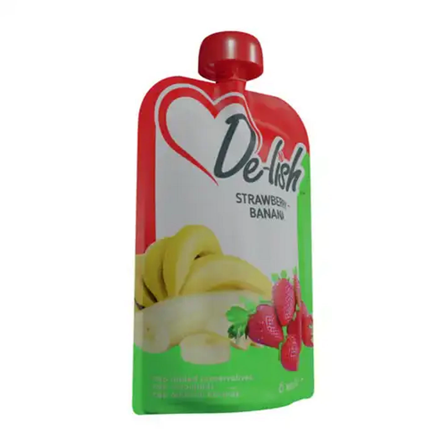 Image of De-lish Banana Strawberry 110ml