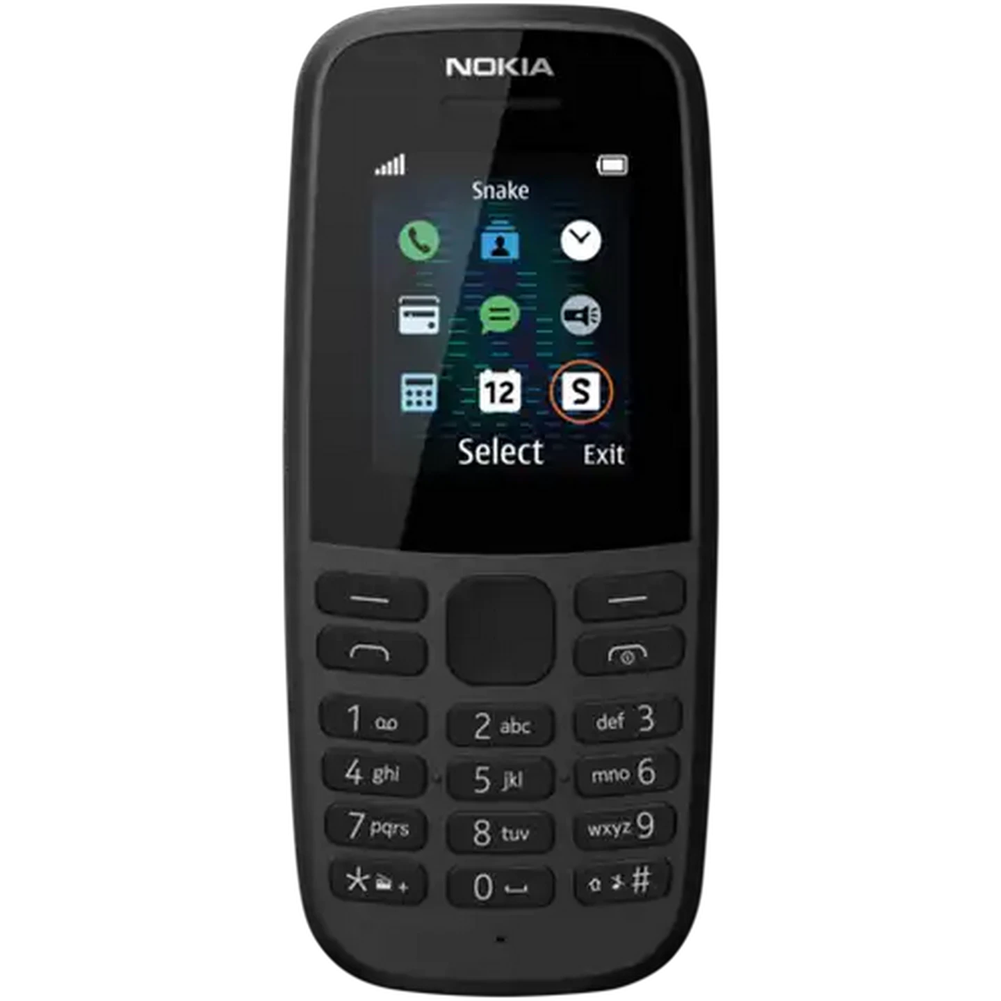 Image of Nokia 105 Black 4G Dual SIM Mobile Cellphone 4MB