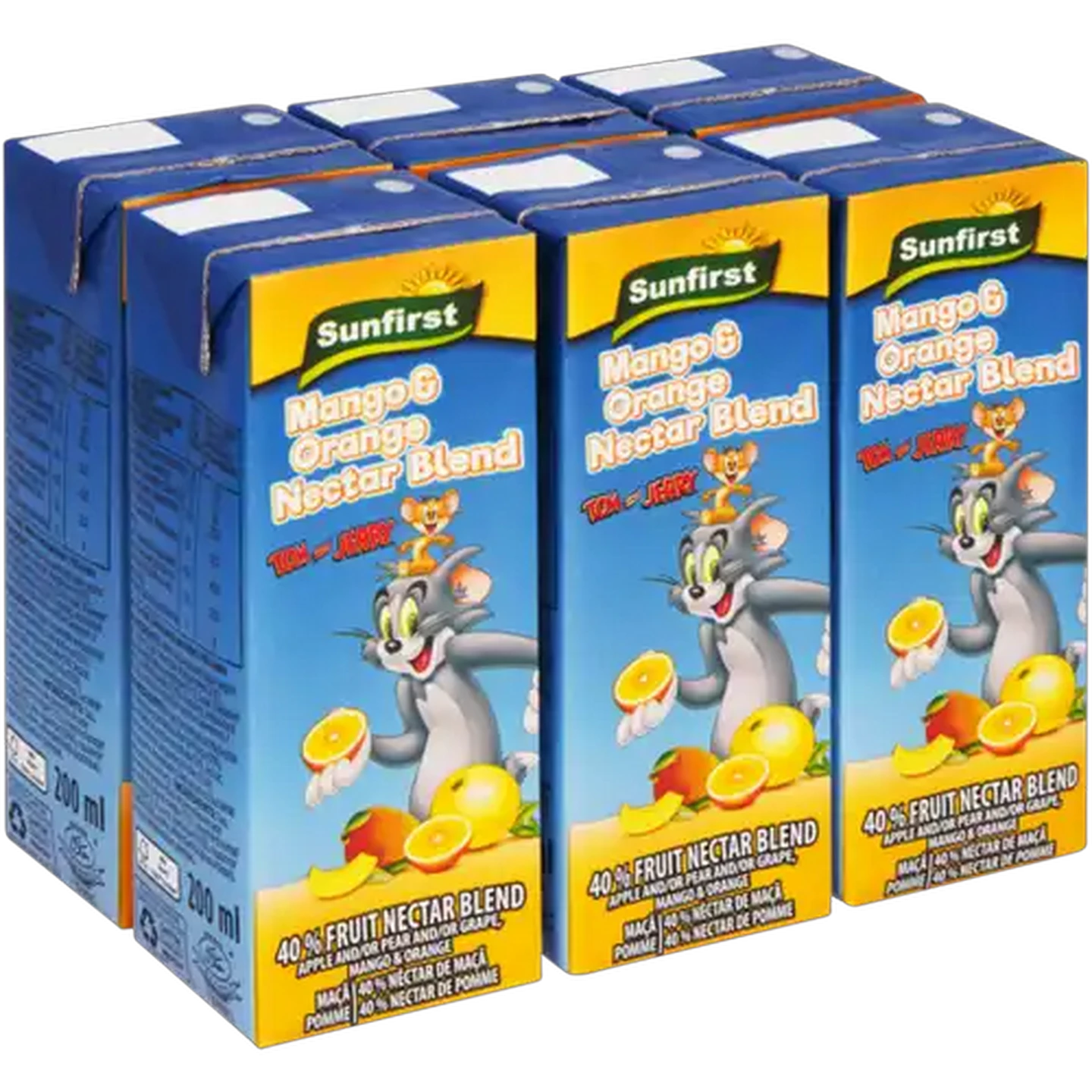 Image of Sunfirst Mango & Orange Nectar Blend 6 x 200ml