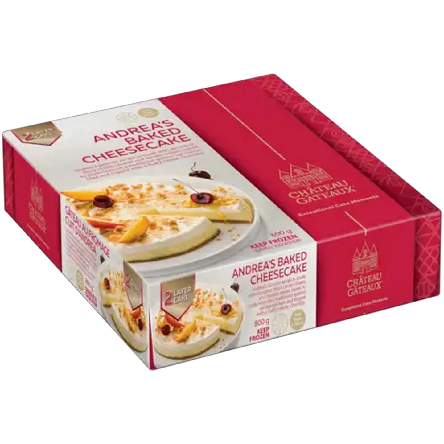 Image of Château Gâteaux Frozen Andrea's Baked Cheesecake 800g