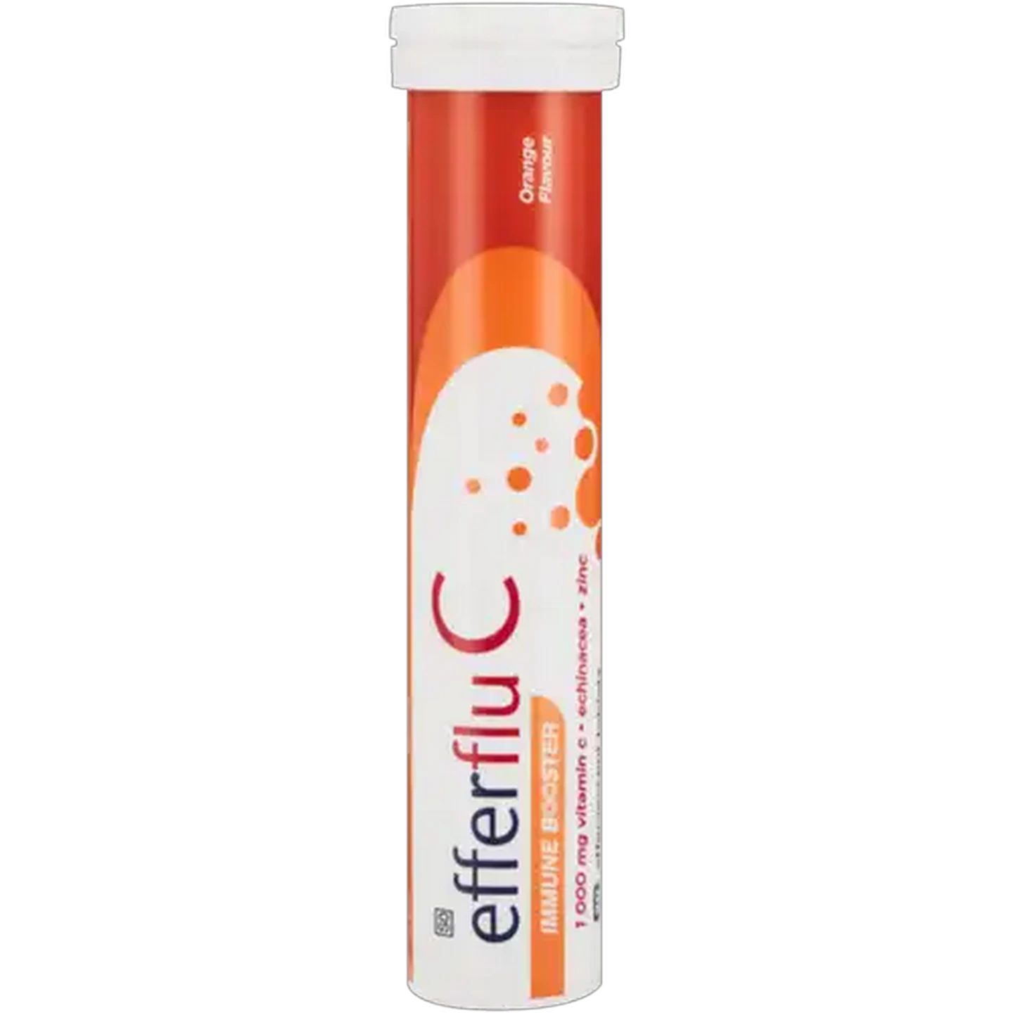 Image of Efferflu C Orange Flavour Immune Booster Effervescent Tablets 20 Pack