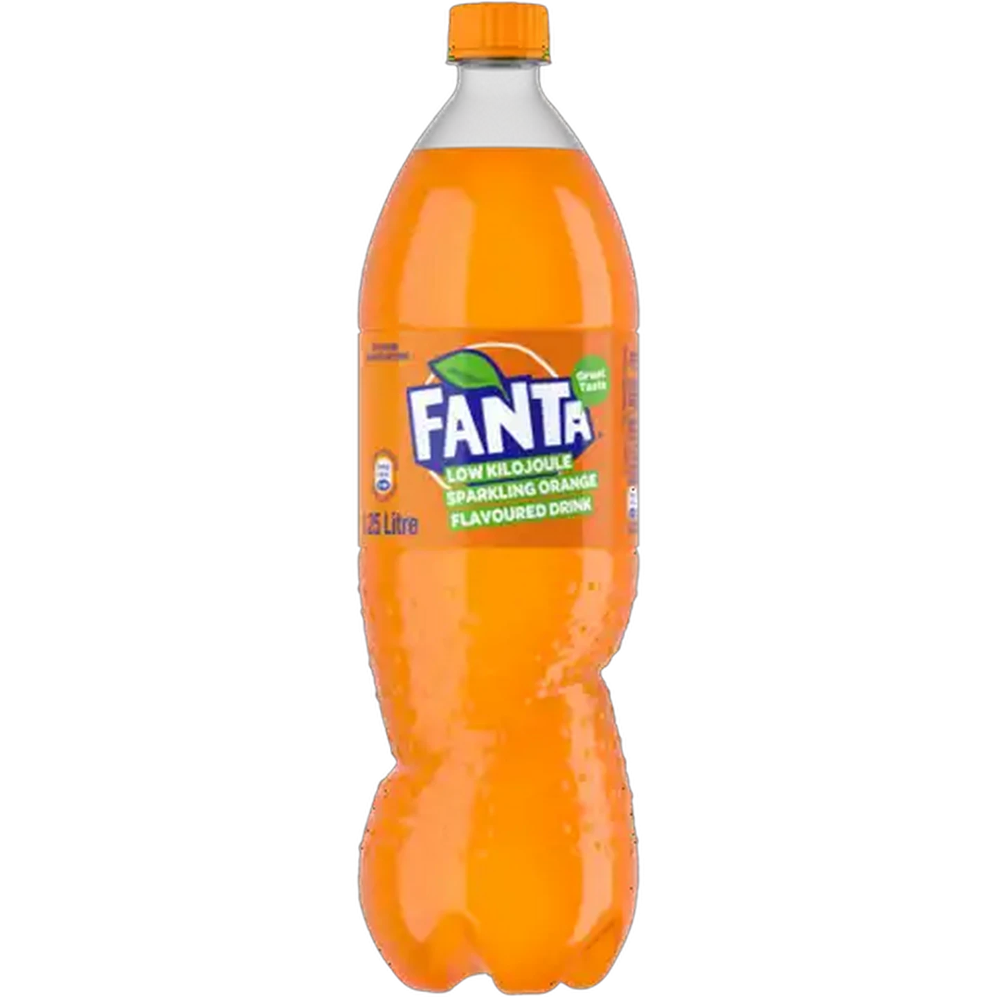 Image of Fanta Orange Flavoured Sparkling Soft Drink 1.25L