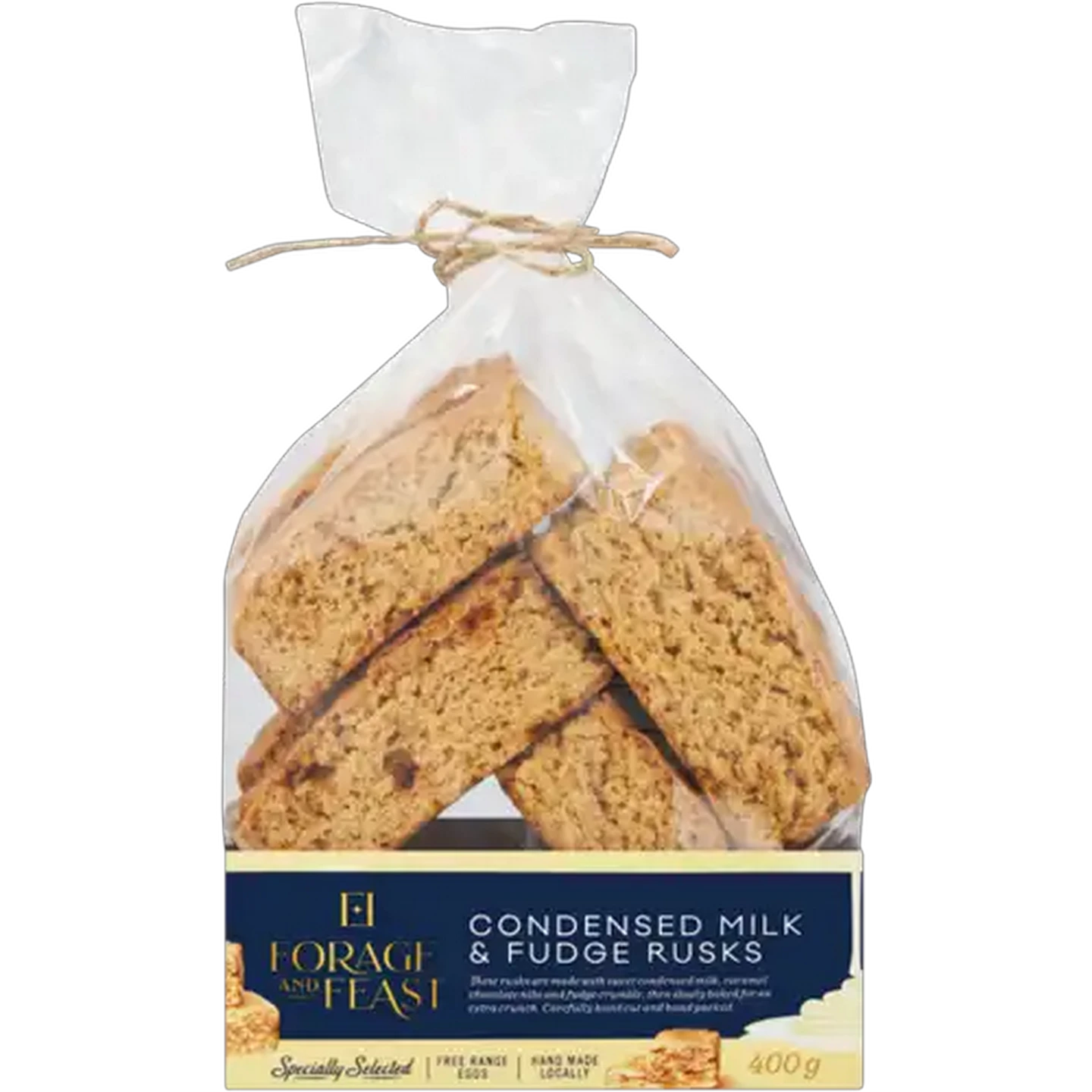 Image of Forage And Feast Condensed Milk & Fudge Rusks 400g