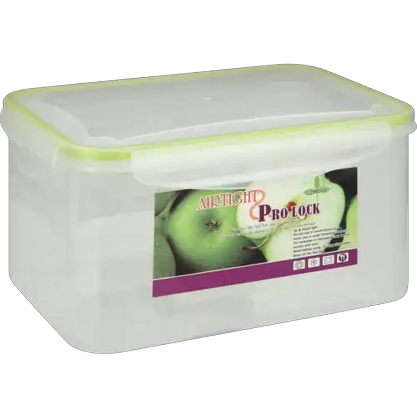 Image of Prolock Plastic Tall Rectangular Air-Tight Container 2980ml