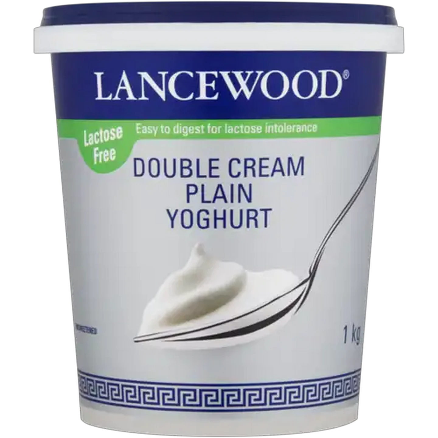 Image of LANCEWOOD Lactose Free Double Cream Plain Yoghurt 1kg
