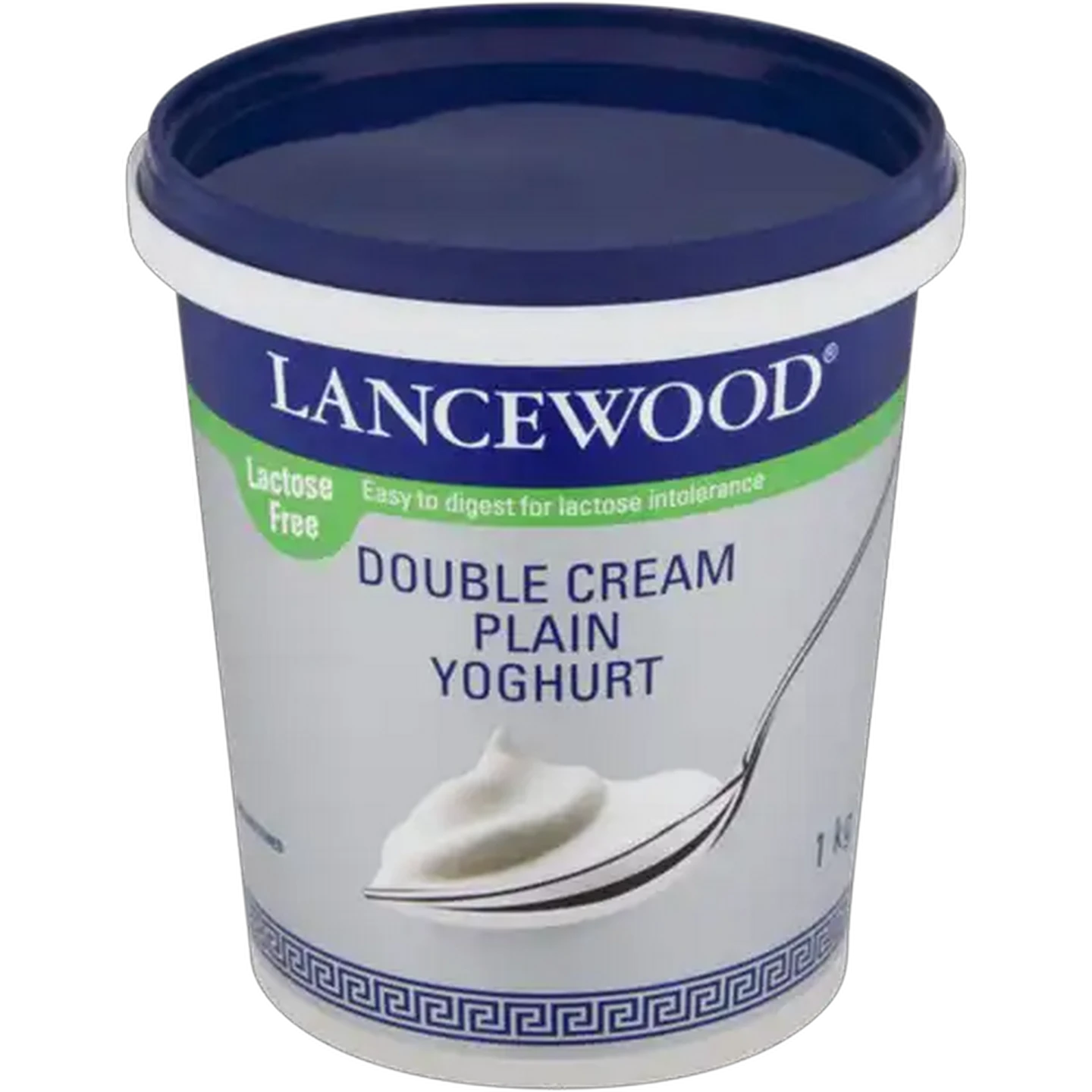 Image of LANCEWOOD Lactose Free Double Cream Plain Yoghurt 1kg
