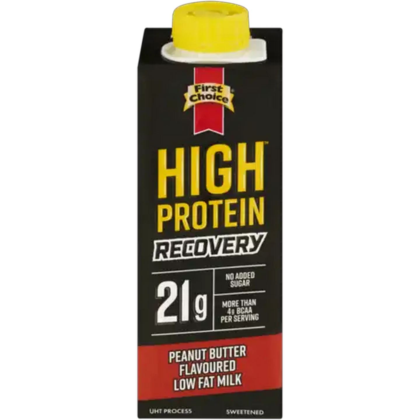 Image of First Choice High Protein Recovery Peanut Butter Flavoured Low Fat Milk 250ml