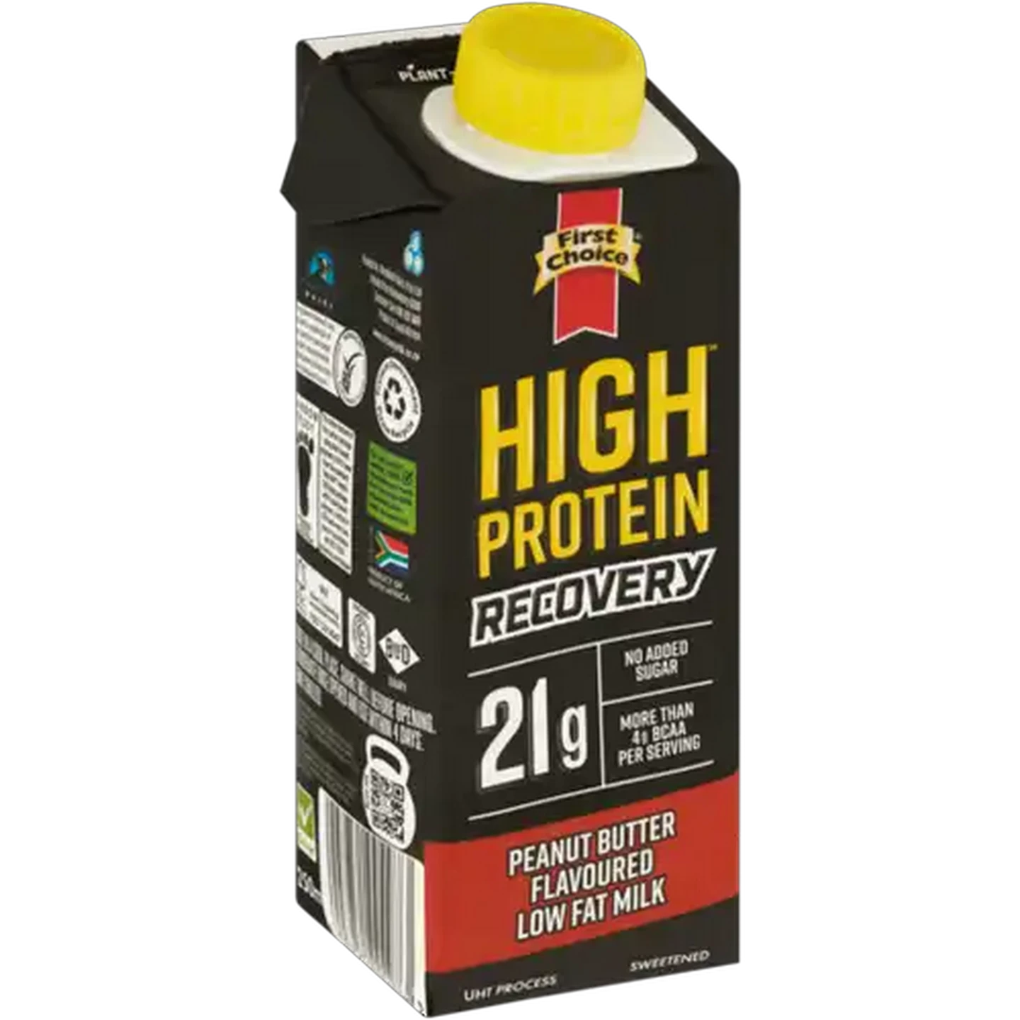 Image of First Choice High Protein Recovery Peanut Butter Flavoured Low Fat Milk 250ml