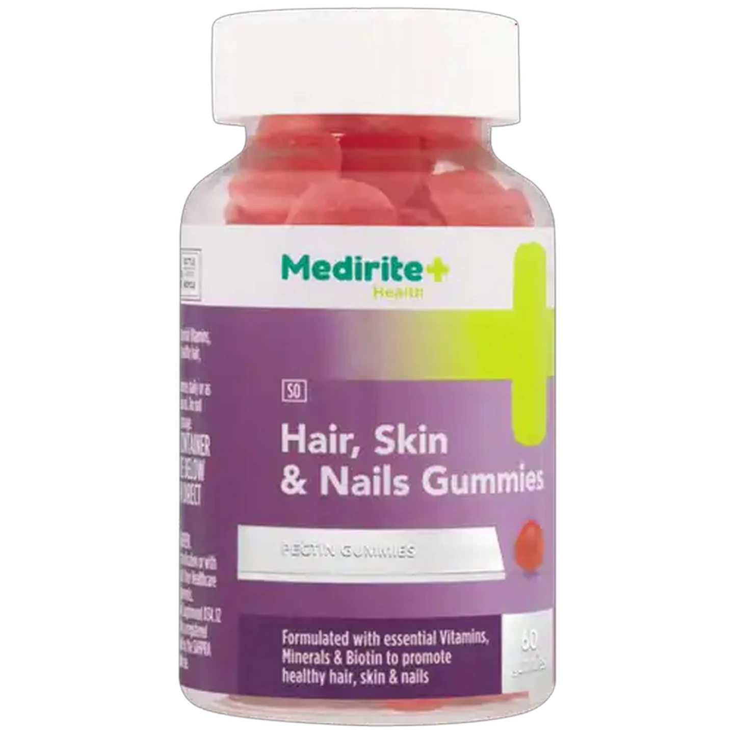 Image of Medirite Hair, Skin & Nails Gummies 60 Pack