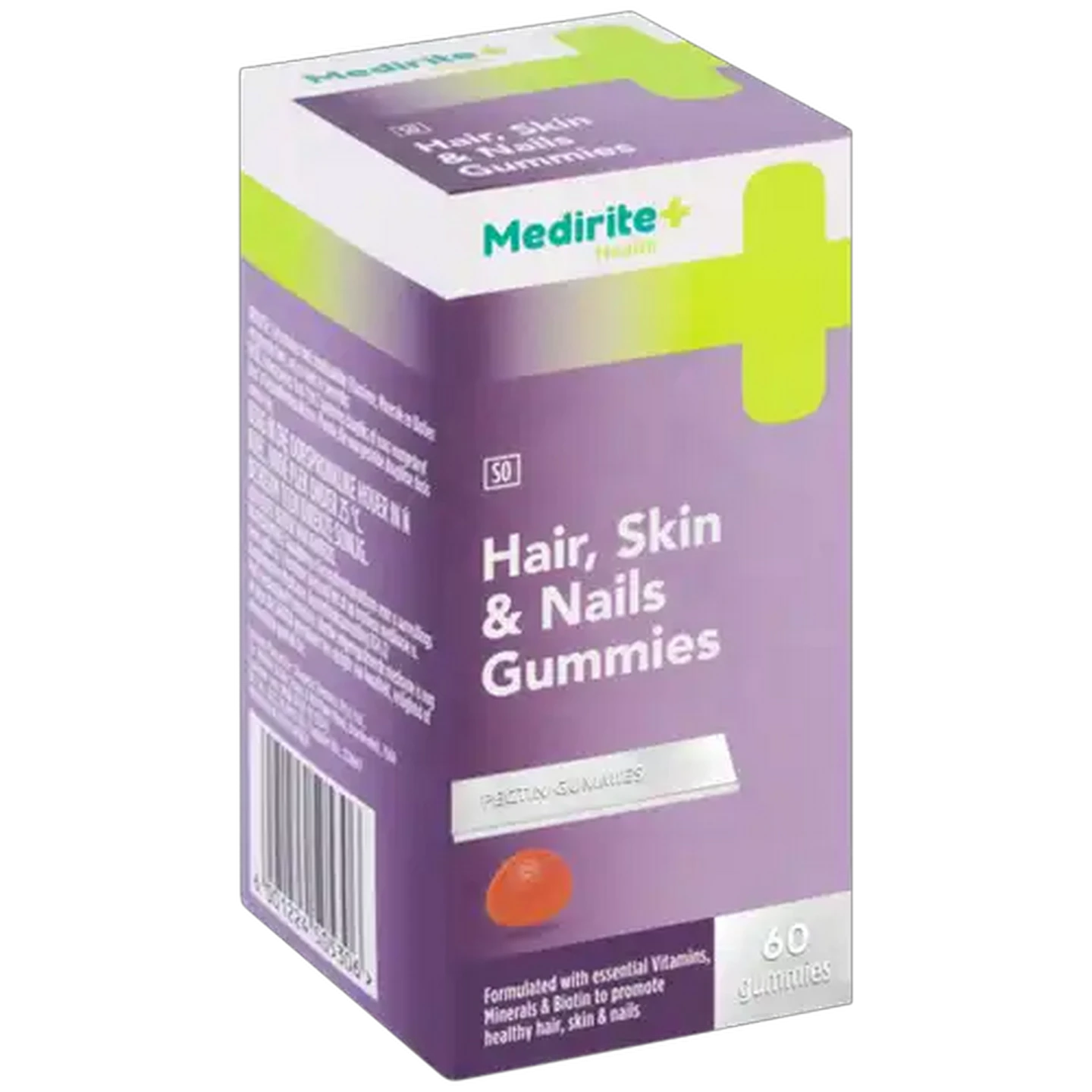 Image of Medirite Hair, Skin & Nails Gummies 60 Pack