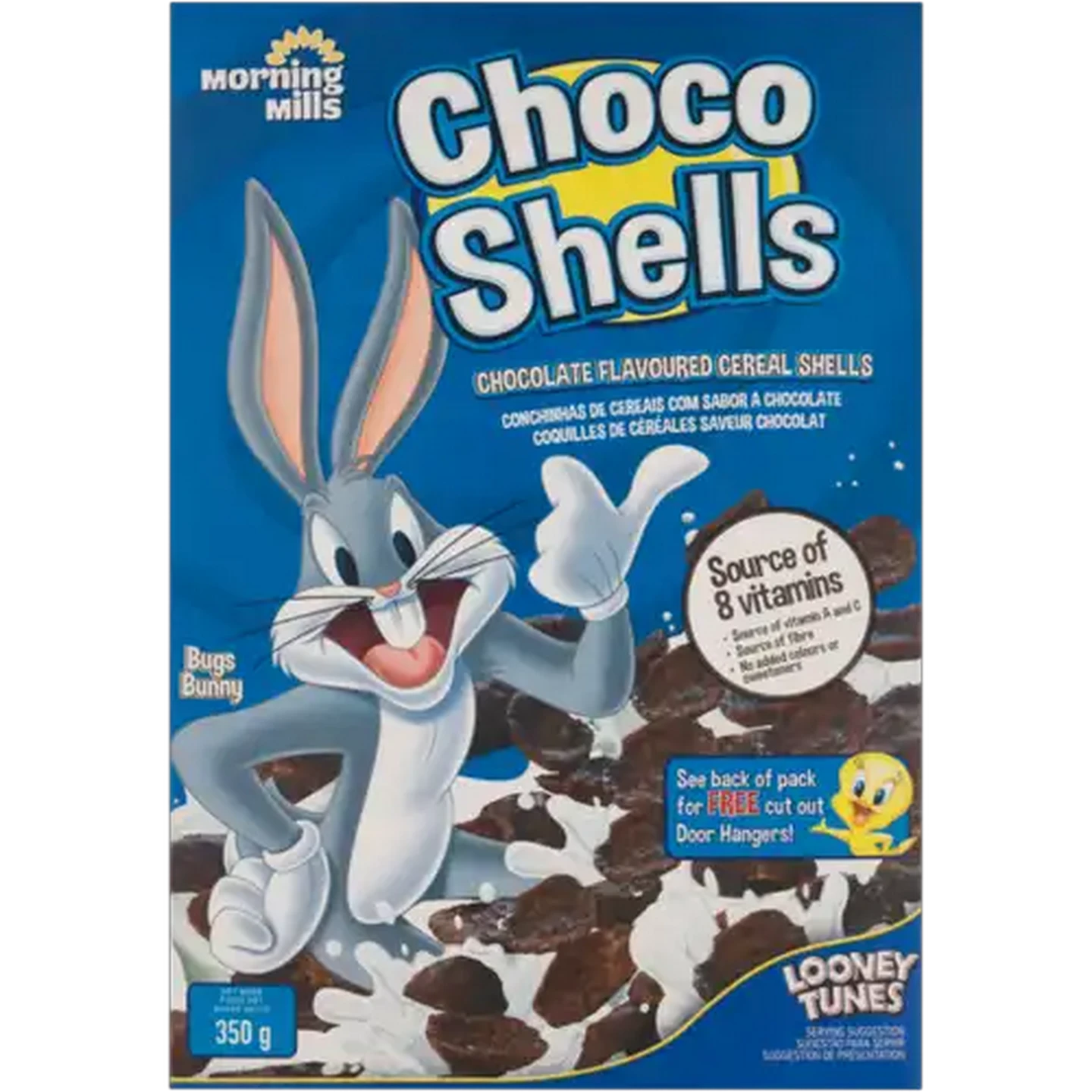 Image of Morning Mills Choco Shells Cereal 350g