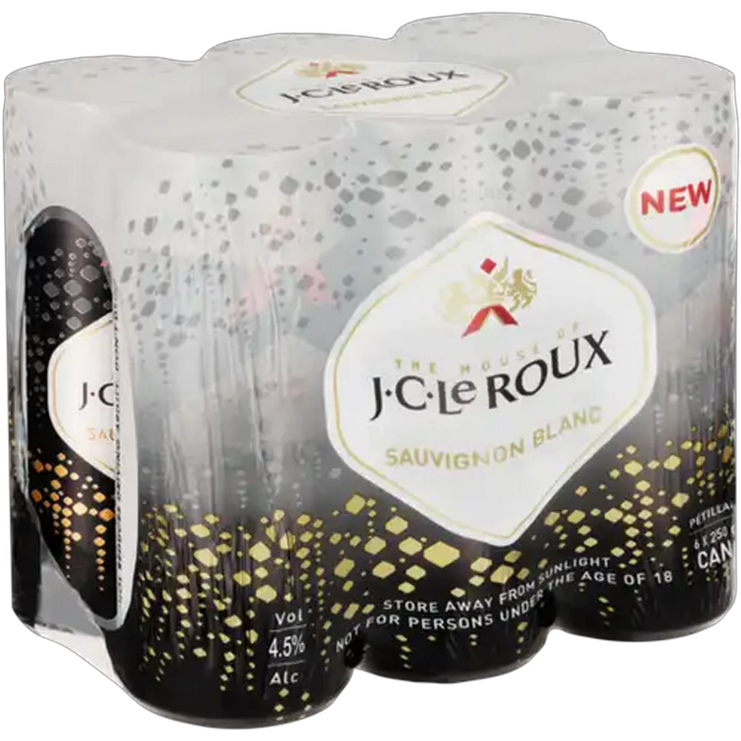 Image of J.C. Le Roux Light Sauvignon Blanc Sparkling Wine Cans 6 x 250ml