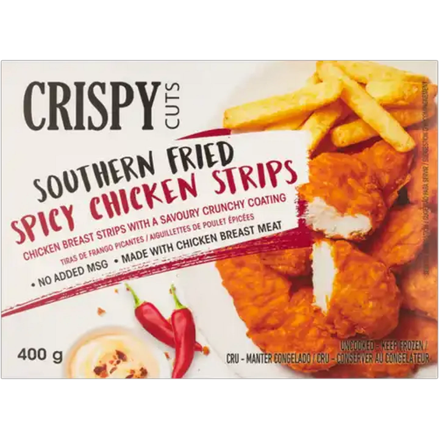Image of Crispy Cuts Frozen Southern Fried Spicy Chicken Strips 400g