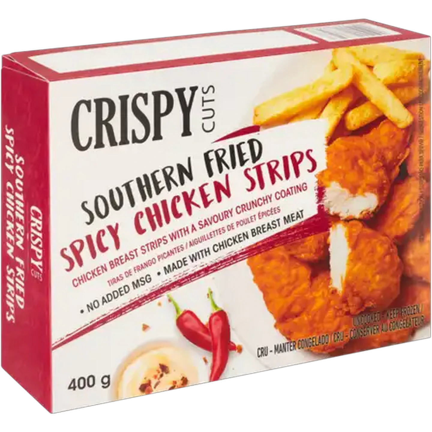 Image of Crispy Cuts Frozen Southern Fried Spicy Chicken Strips 400g