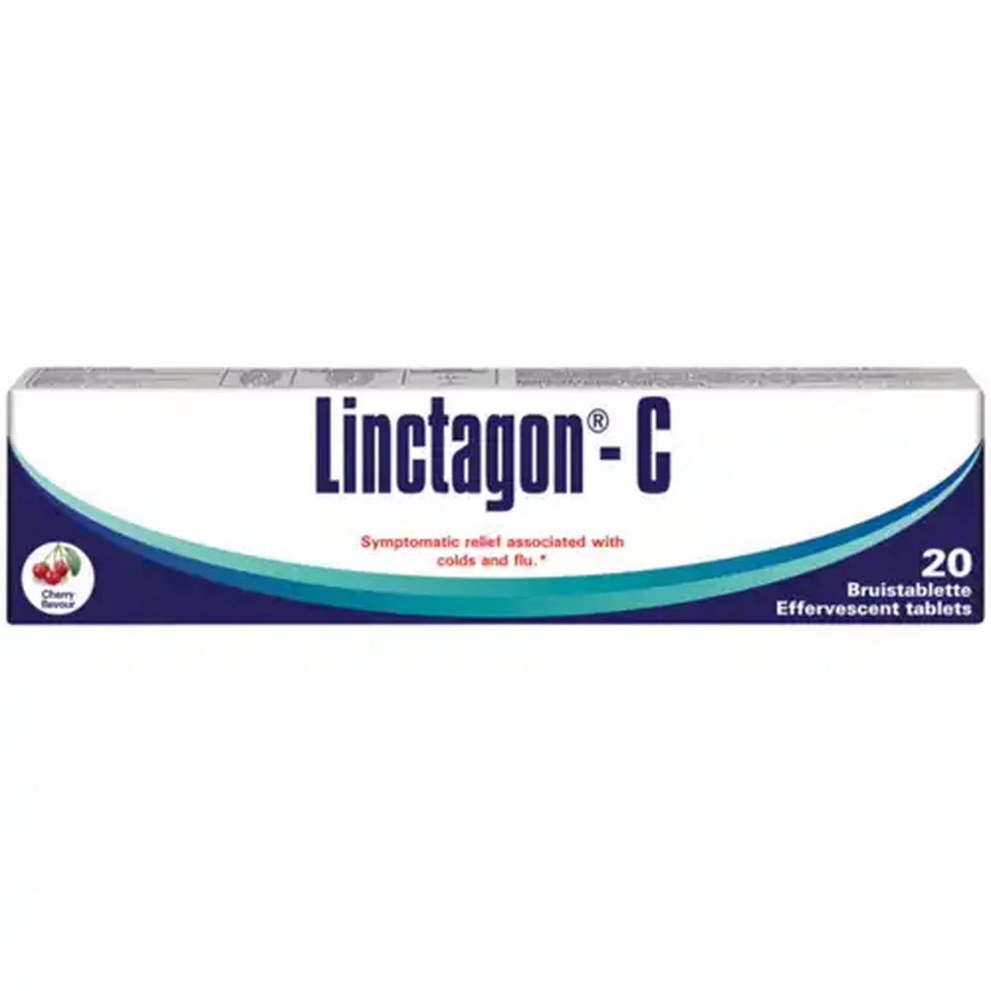 Image of Linctagon-C Cherry Flavour Effervescent Tablets 20 Pack