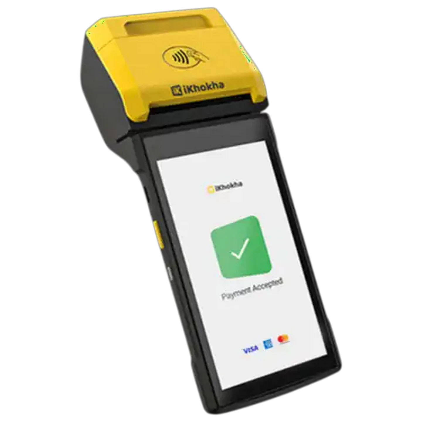 Image of Ikhokha Flyer Yellow Touch Screen POS Machine