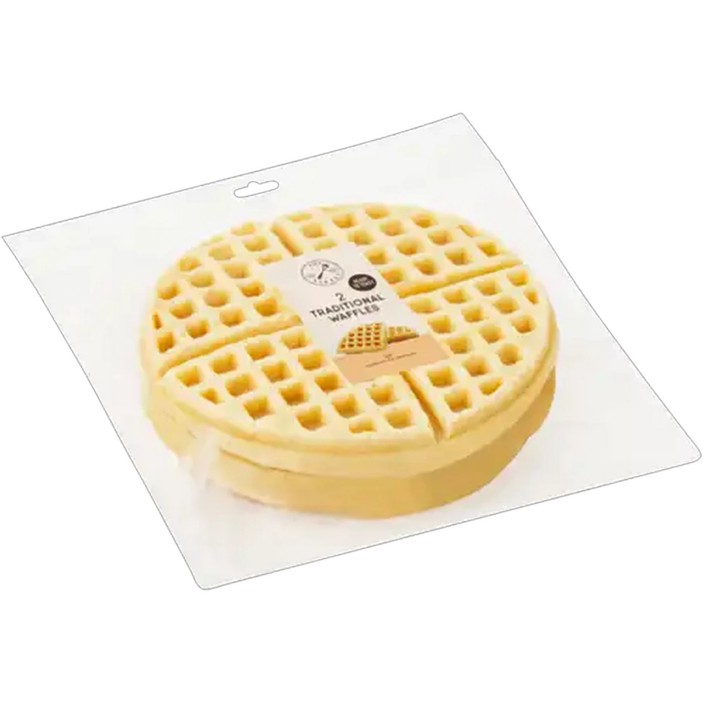 Image of The Bakery Traditional Round Waffles 2 Pack
