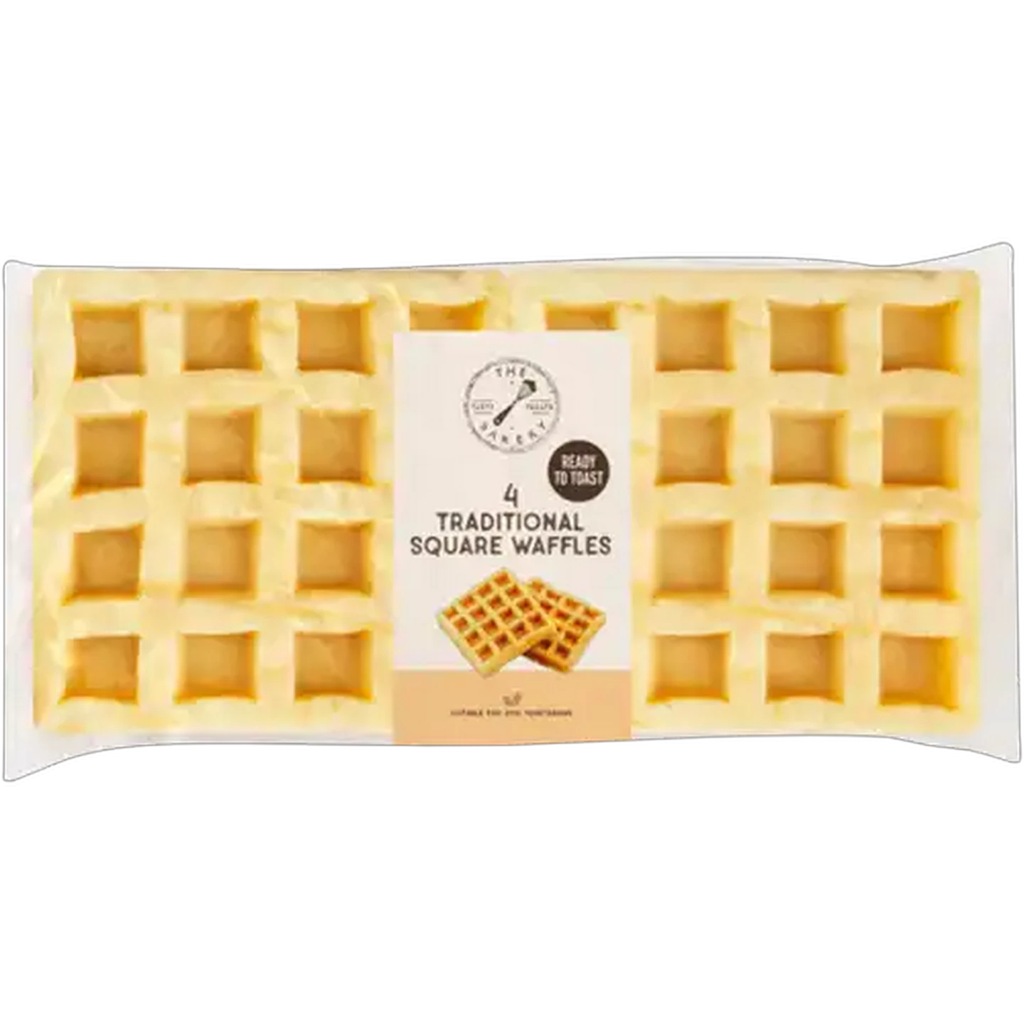 Image of The Bakery Traditional Square Waffles 4 Pack