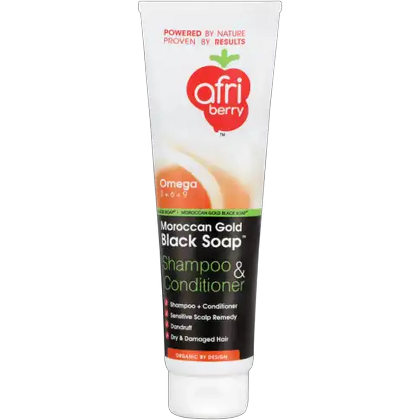 Image of Afri-Berry Moroccan Gold Black Soap Shampoo & Conditioner 200ml
