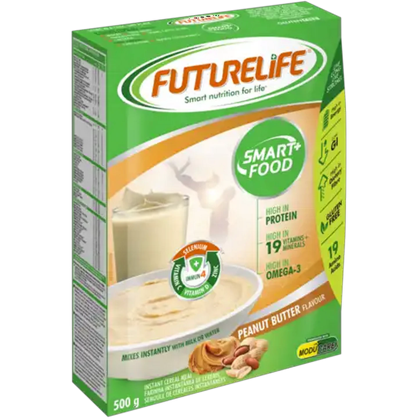 Image of FUTURELIFE Smart Food Peanut Butter Flavour Instant Cereal Meal 500g