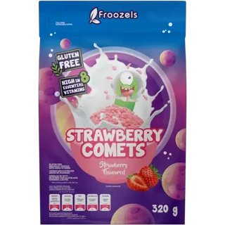 Froozels Strawberry Comets Breakfast Cereal 320g