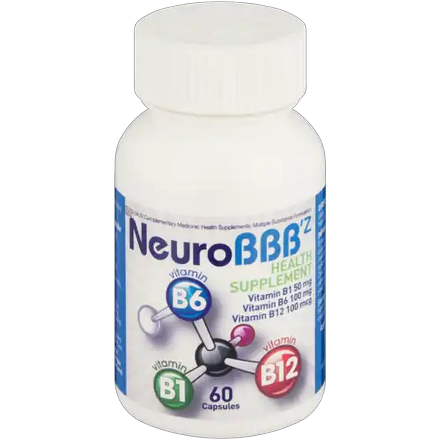 Image of Inzpire Gen NeuroBBB'z Health Supplement 60 Pack