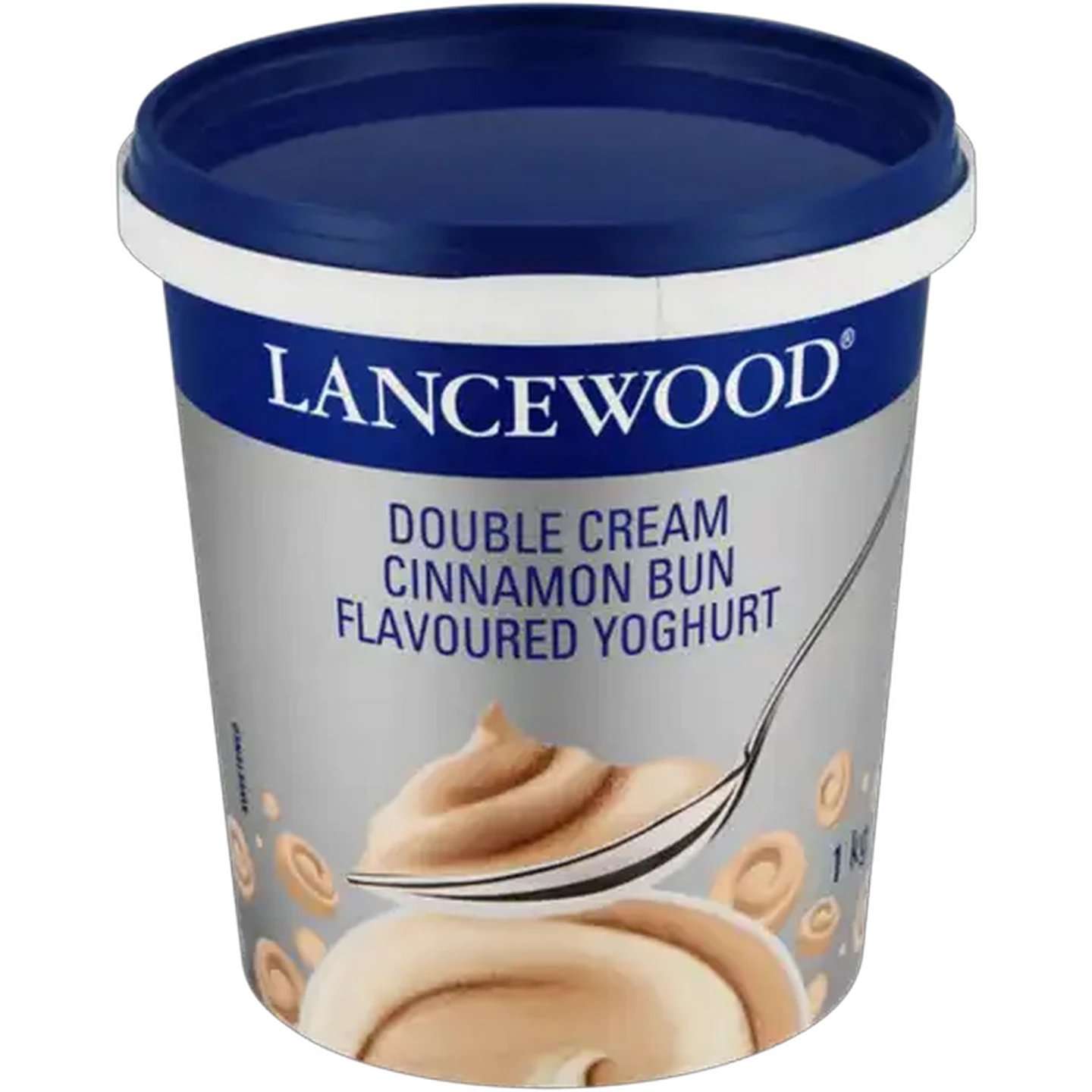 Image of LANCEWOOD Cinnamon Bun Flavoured Double Cream Yoghurt 1kg