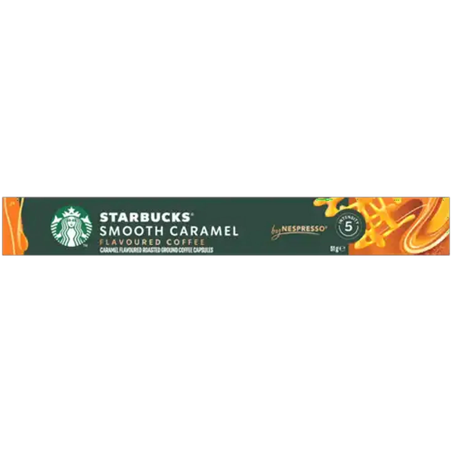 Image of Starbucks by Nespresso Smooth Caramel Flavoured Coffee Capsules 10 Pack