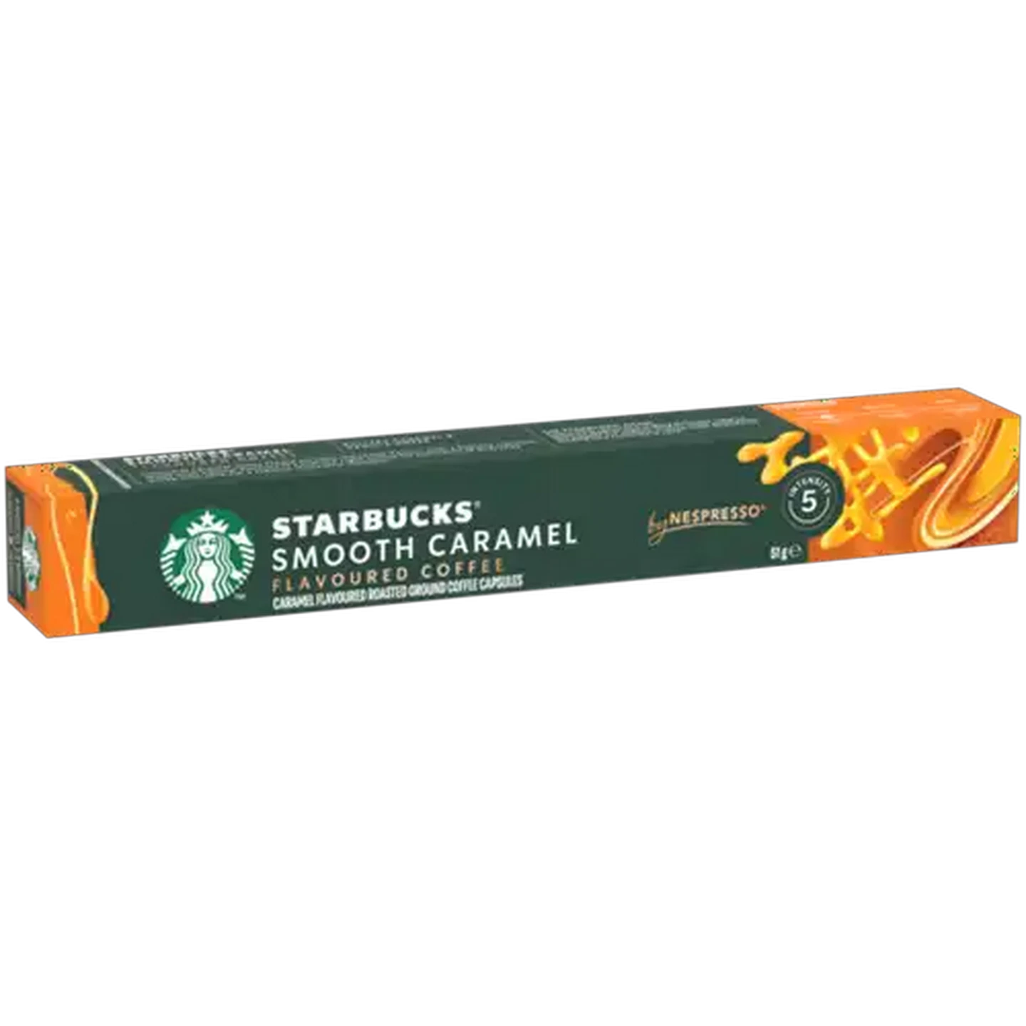 Image of Starbucks by Nespresso Smooth Caramel Flavoured Coffee Capsules 10 Pack