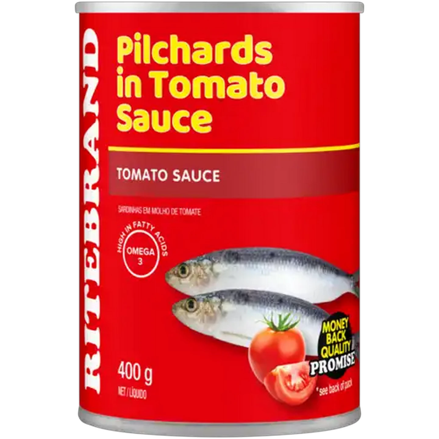 Image of Ritebrand Pilchards in Tomato Sauce 400g