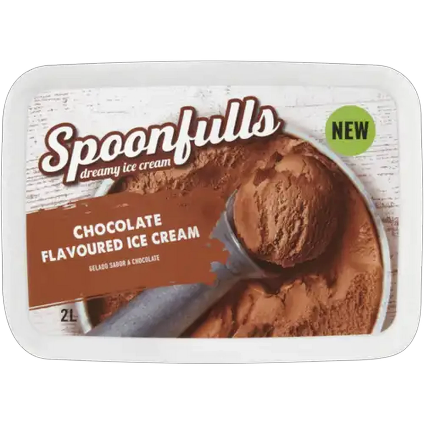 Image of Spoonfulls Chocolate Flavoured Ice Cream 2L