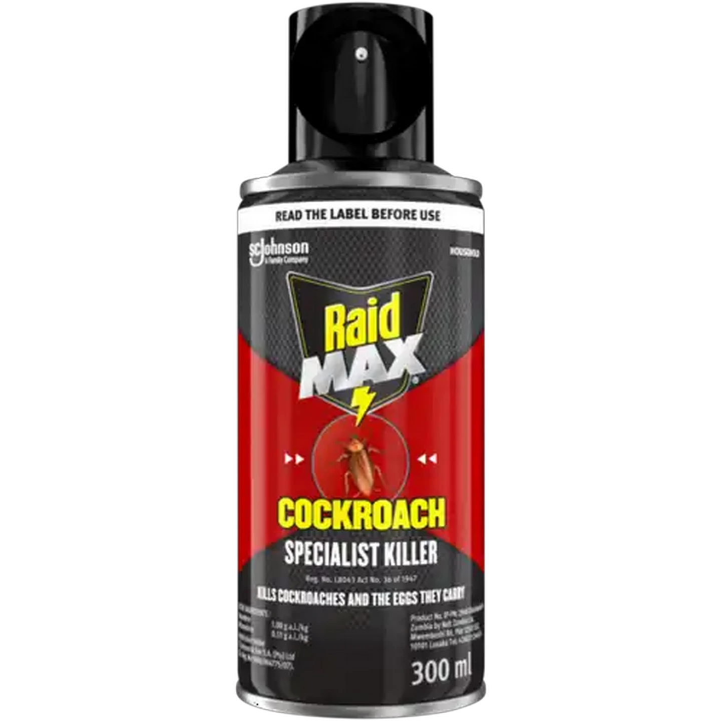 Image of Raid MAX Cockroach Specialist Killer Spray 300ml