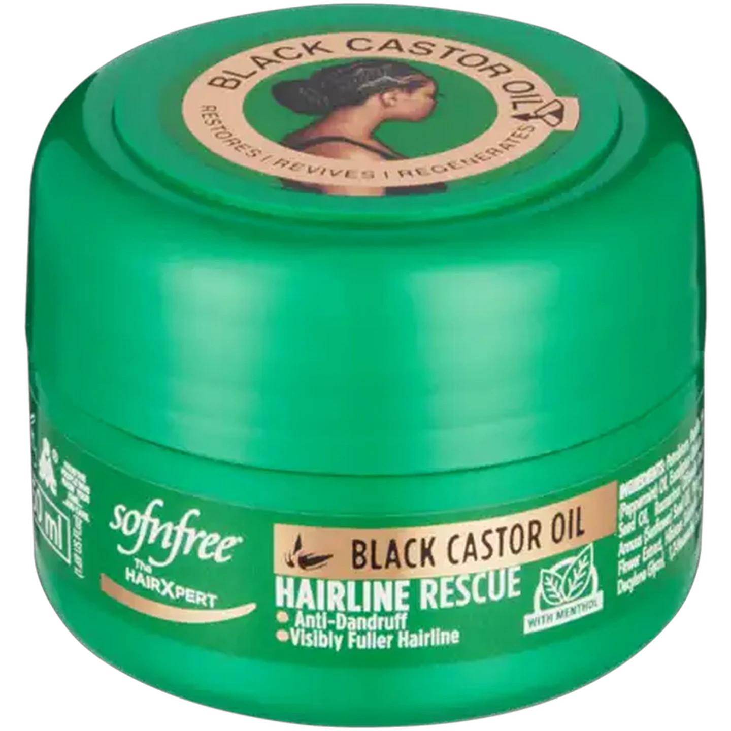 Image of Sofnfree Black Castor Oil Hairline Rescue 50ml