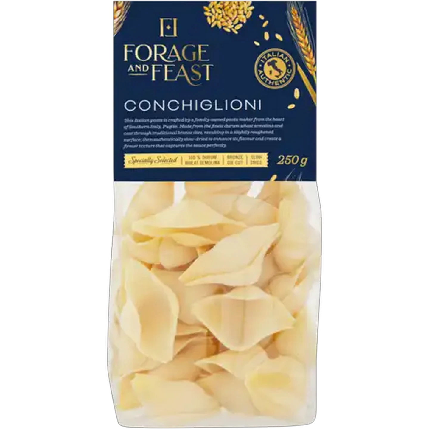 Image of Forage And Feast Conchiglioni 250g