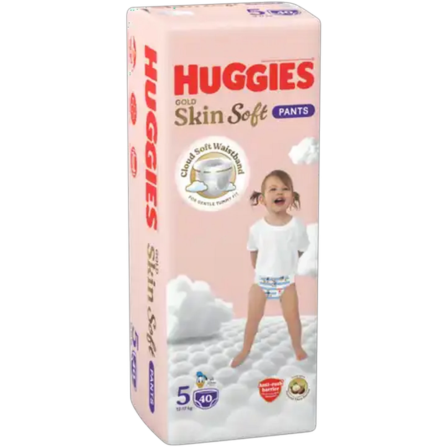 Image of Huggies Gold Skin Soft Size 5 Disposable Nappy Pants 40 Pack