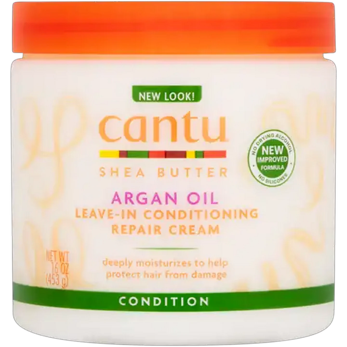 Image of Cantu Shea Butter Argan Oil Leave-In Conditioning Repair Cream 453g