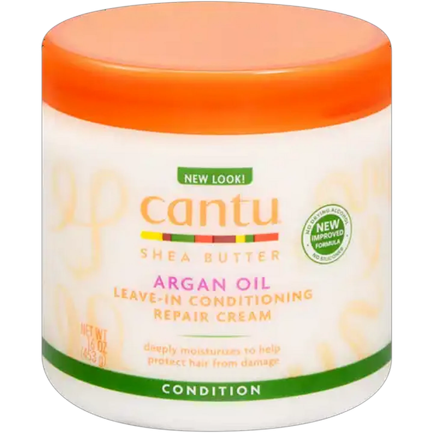 Image of Cantu Shea Butter Argan Oil Leave-In Conditioning Repair Cream 453g