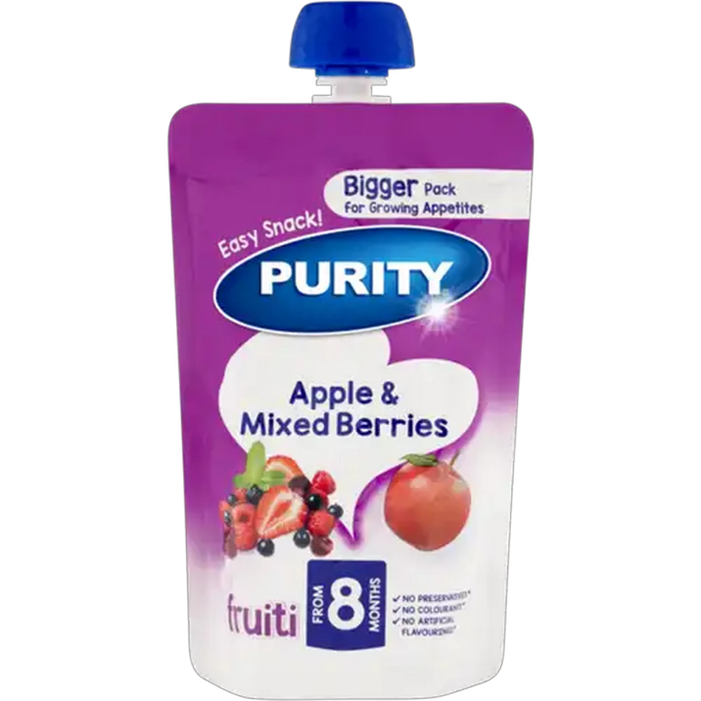 Image of PURITY From 8 Months Apple & Mixed Berries Fruiti 150ml