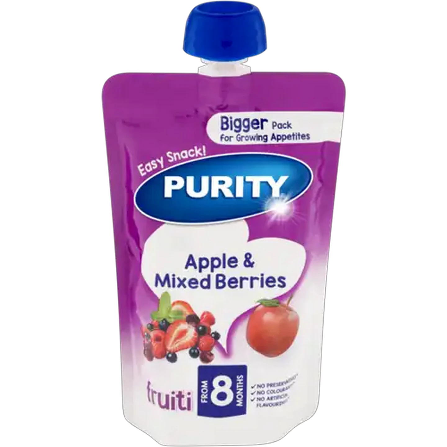 Image of PURITY From 8 Months Apple & Mixed Berries Fruiti 150ml
