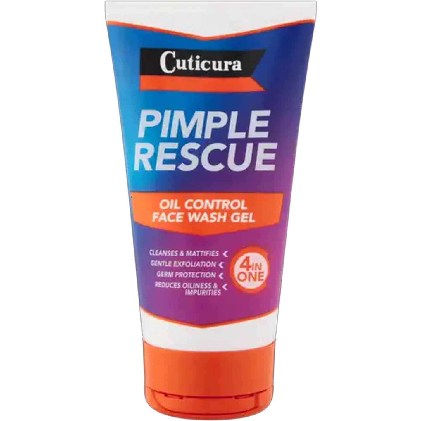 Image of Cuticura Pimple Rescue Oil Control Face Wash Gel 150ml