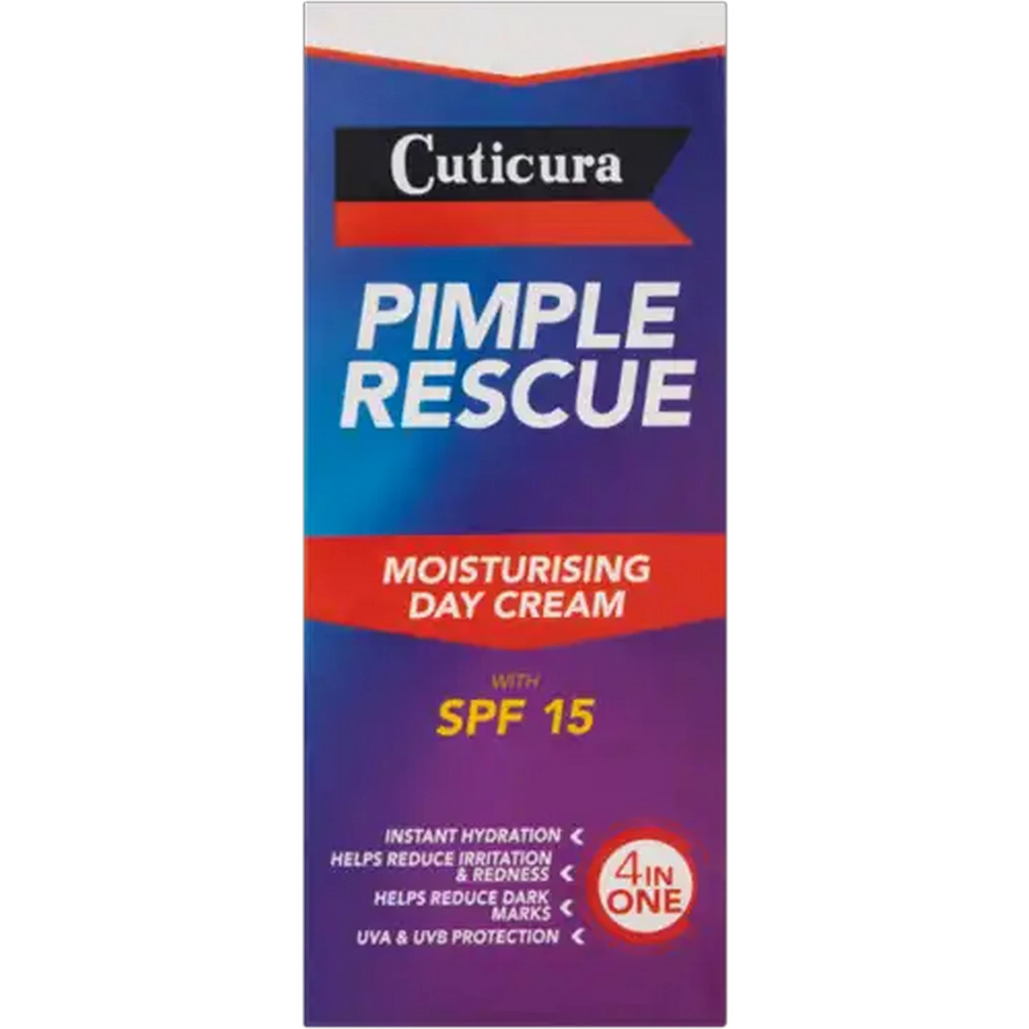 Image of Cuticura Pimple Rescue SPF 15 Moisturising Day Cream 100ml