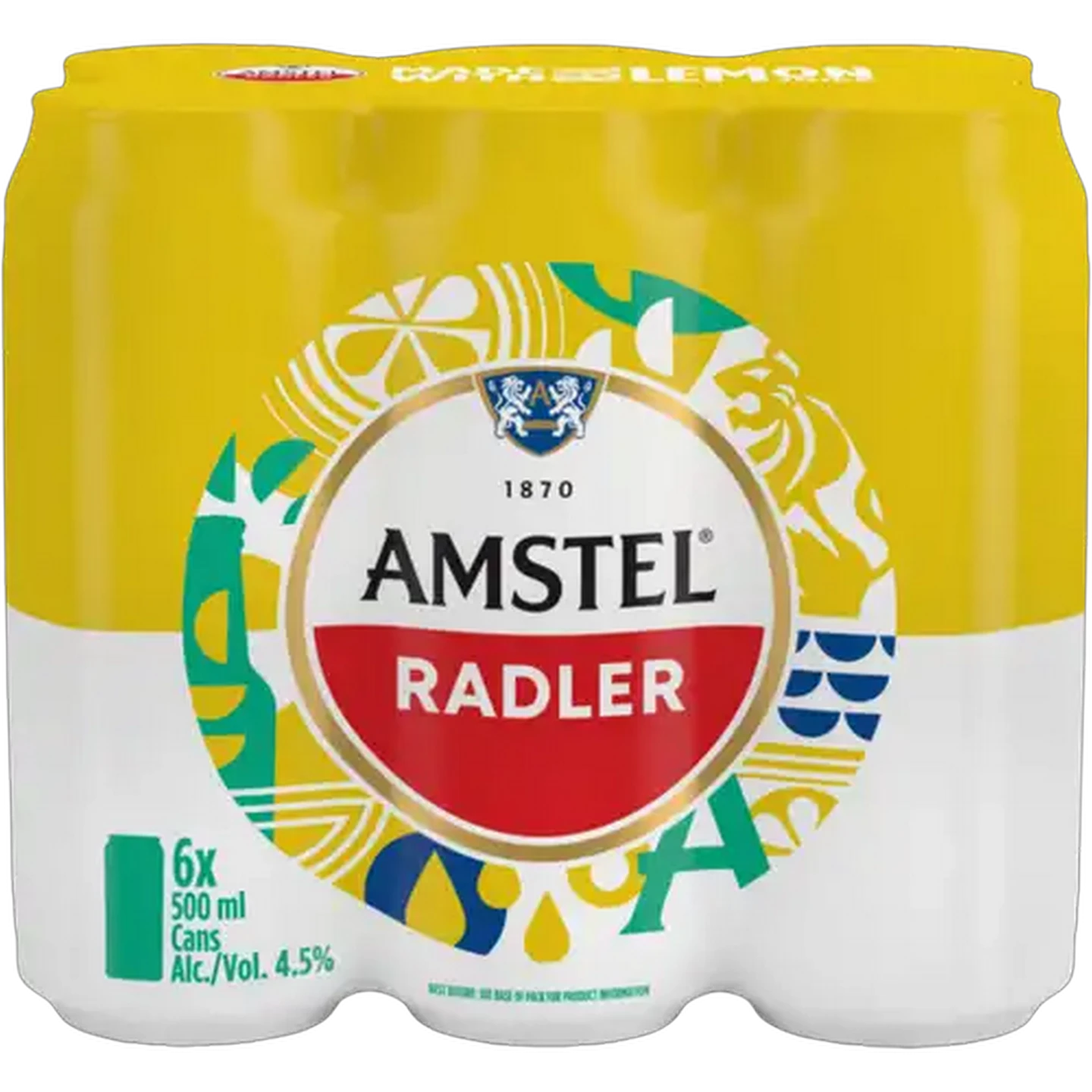 Image of Amstel Radler Beer Cans 6 x 500ml