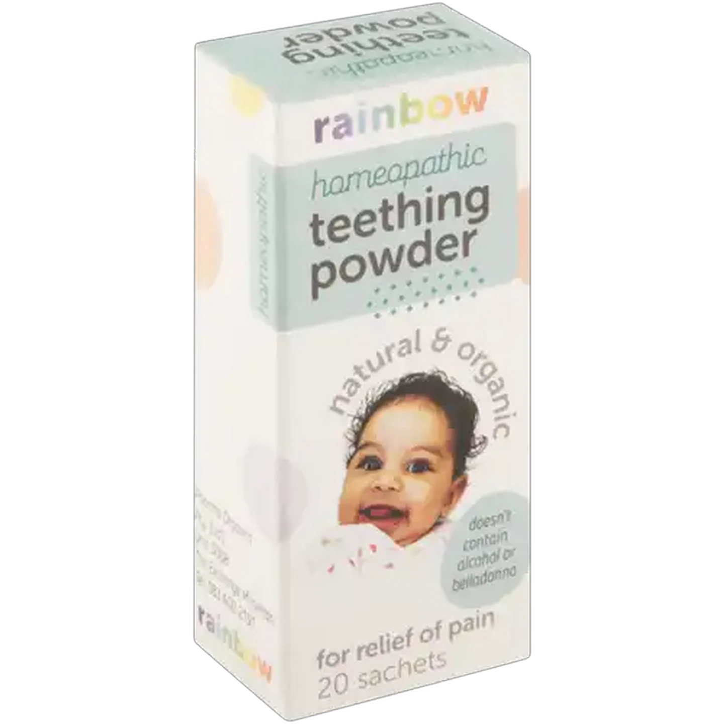 Image of Rainbow Homeopathic Teething Powder 20 x 10g