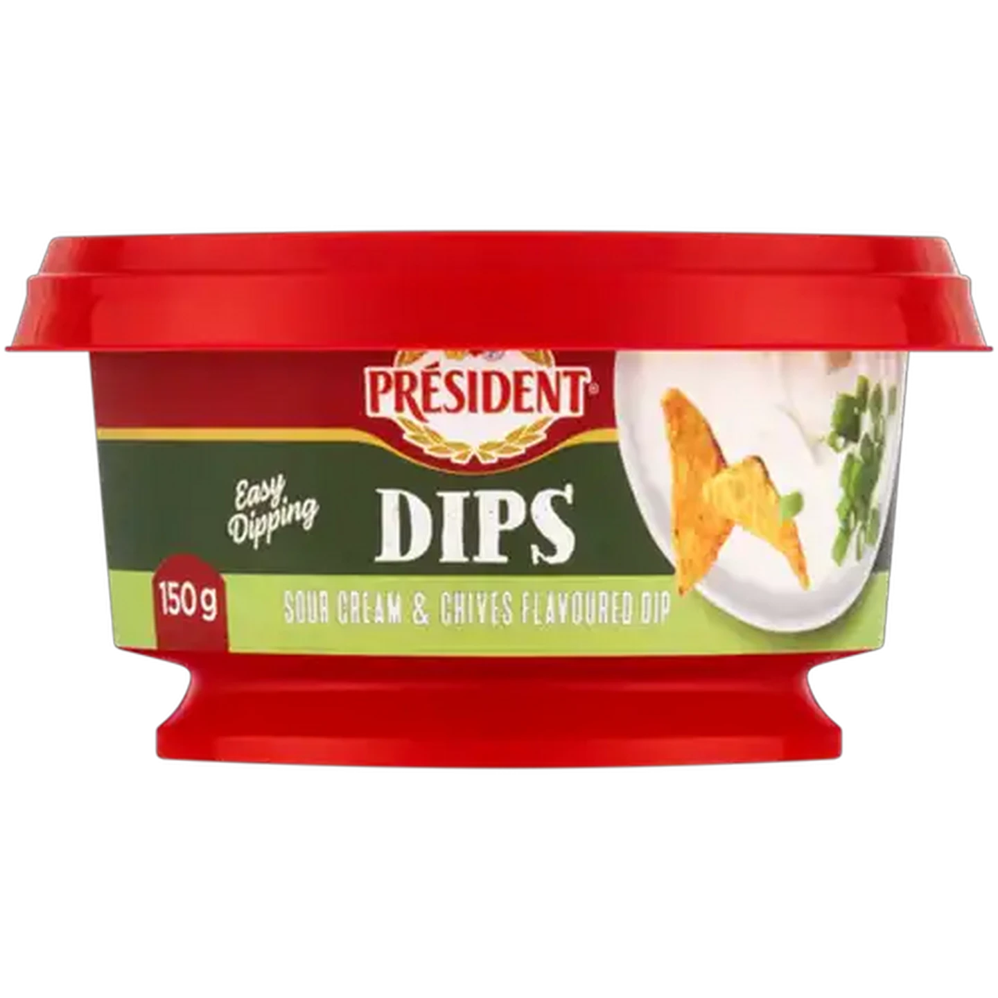 Image of Président Sour Cream & Chives Flavoured Dip 150g