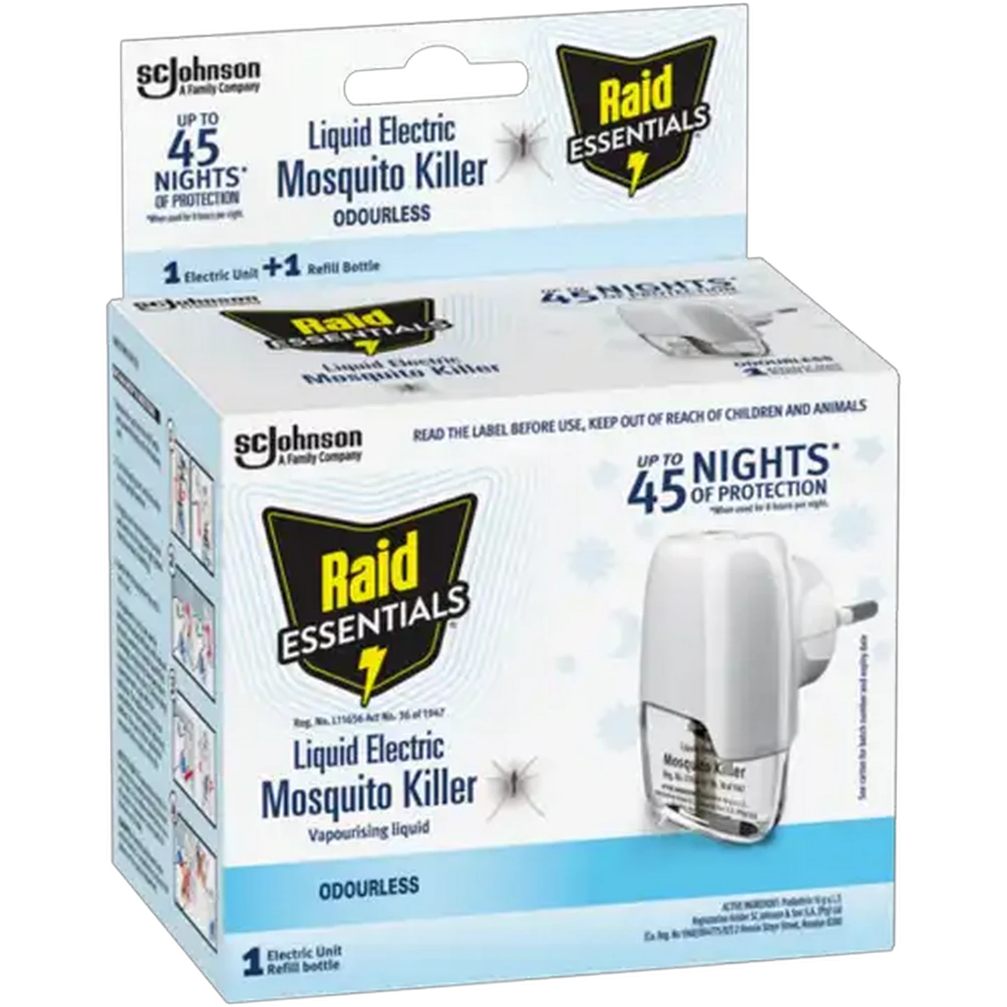 Image of Raid Essentials Odourless Liquid Electric Mosquito Killer