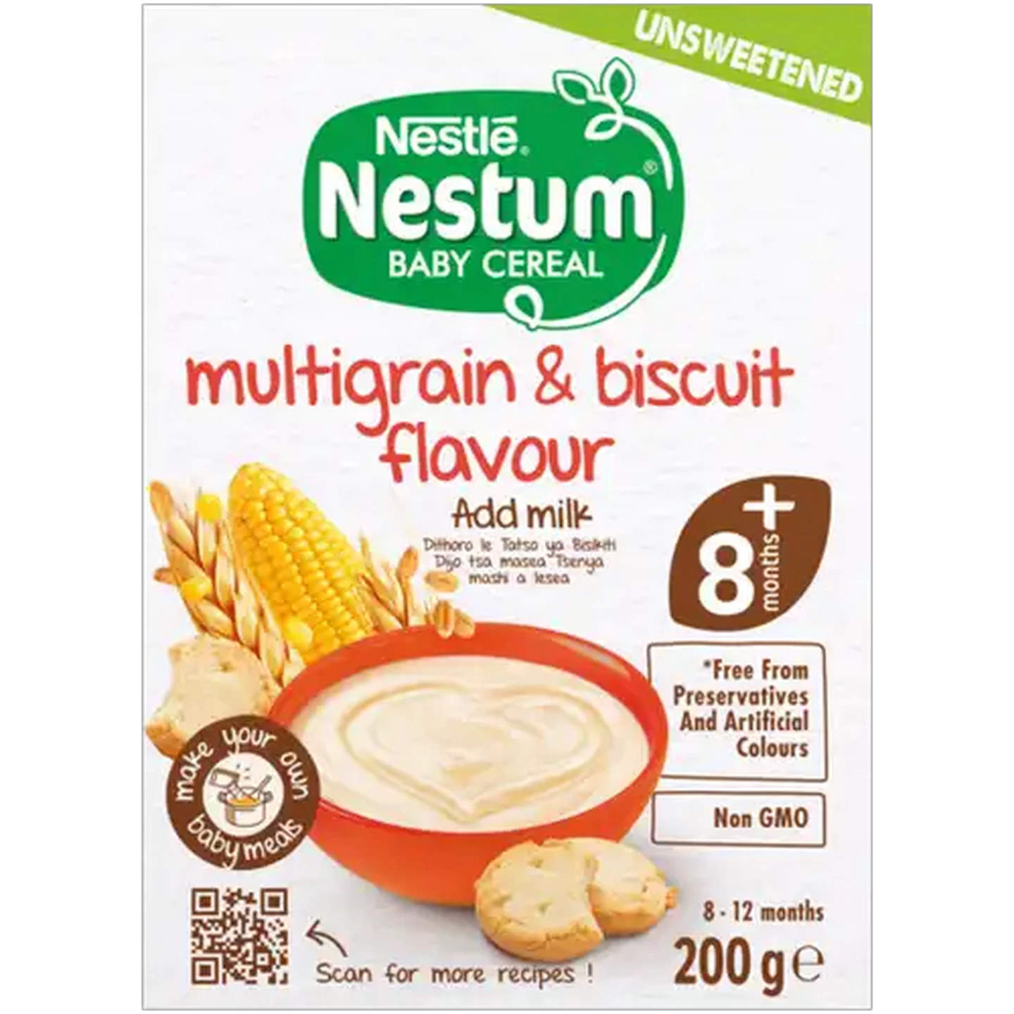 Image of Nestlé Nestum Multigrain & Biscuit Flavour Baby Cereal 200g