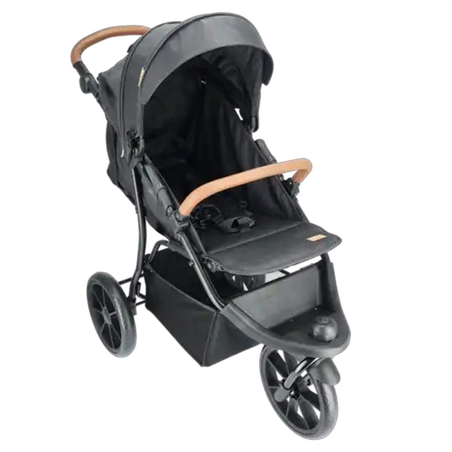 Image of Little Me Black 2-Hand Fold Jogger 6 Months - 22kg