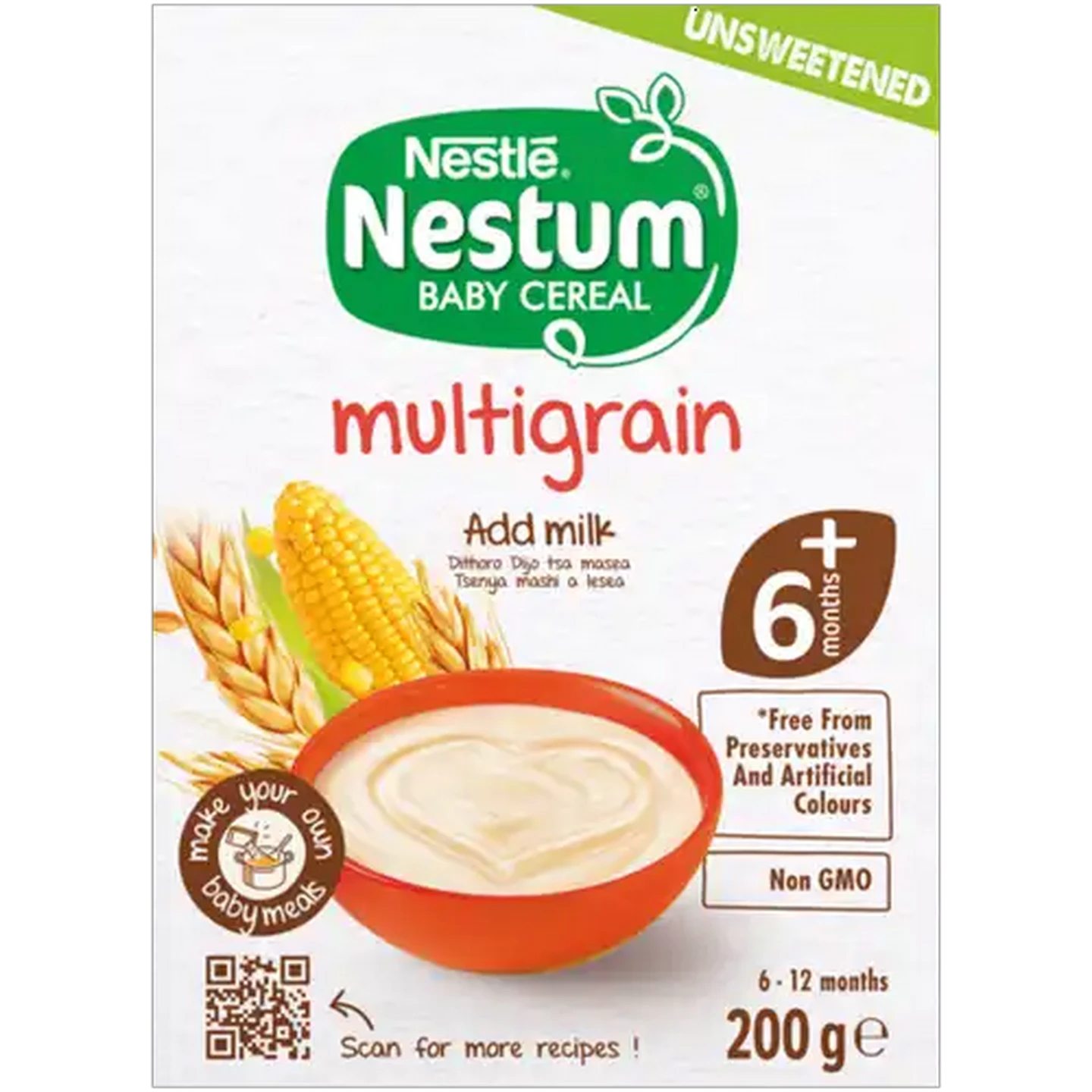 Image of Nestlé Nestum Multigrain Baby Cereal 200g